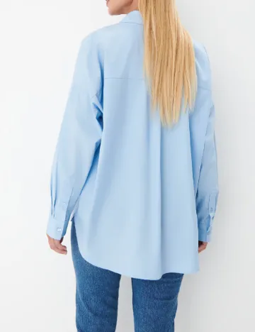 Camasa Oversize Mohito, bleu Albastru