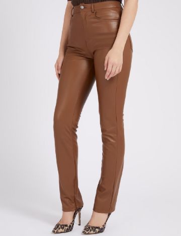 Pantaloni Guess, maro