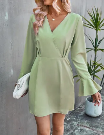 Rochie scurta SHEIN, verde Verde