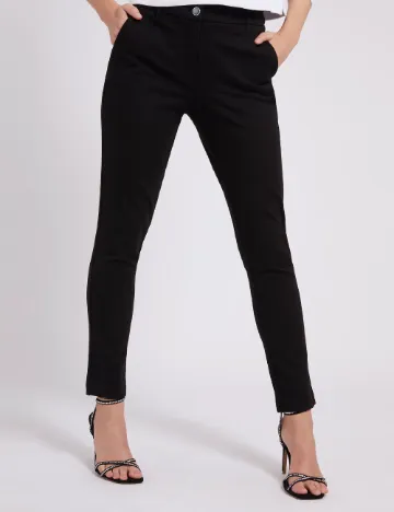 Pantaloni Guess, negru Negru