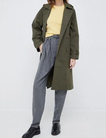 Trench Pepe Jeans London, verde