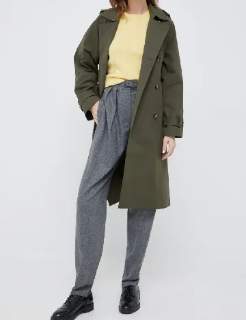 Trench Pepe Jeans London, verde Verde