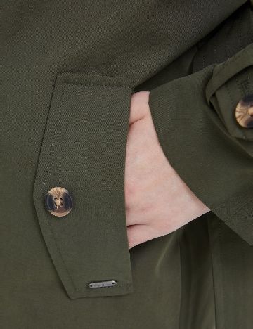 Trench Pepe Jeans London, verde