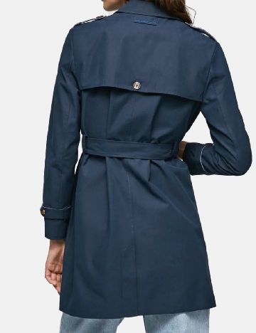 Trench Pepe Jeans London, bleumarin