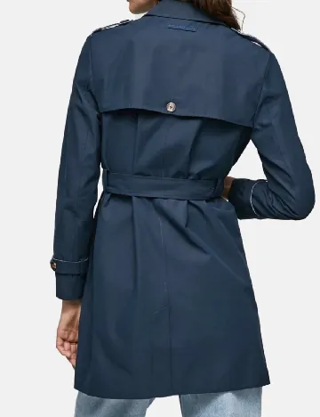 Trench Pepe Jeans London, bleumarin Albastru