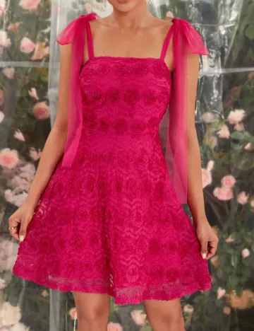Rochie scurta SHEIN, roz Roz