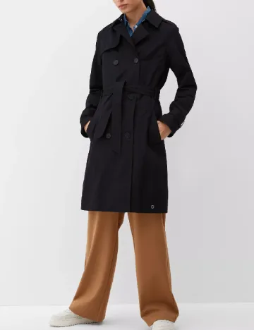 Trench s.Oliver, negru Negru