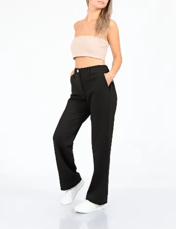 Pantaloni Guess, negru Negru