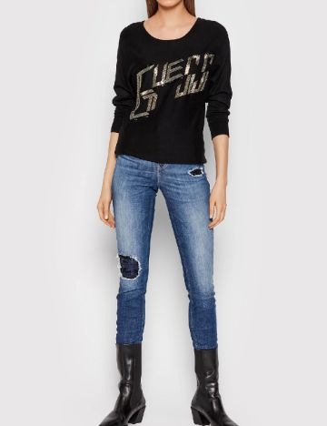 Bluza Guess, negru