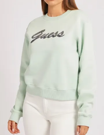 Bluza Guess, verde Verde