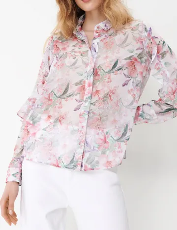 Camasa Mohito, floral print Floral print