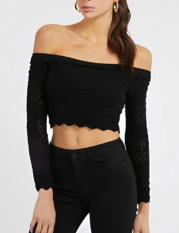 Top Guess, negru Negru