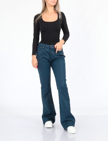 Pantaloni Guess, albastru