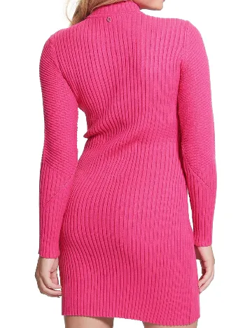 Rochie scurta Guess, roz Roz