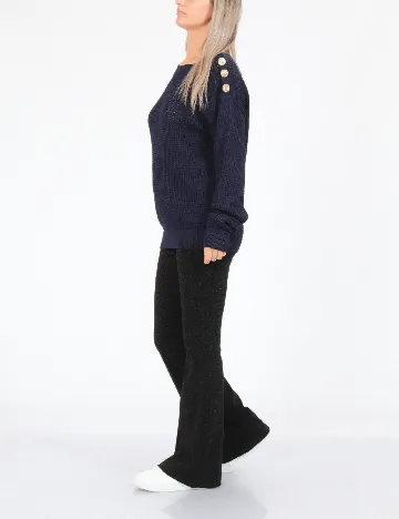 Bluza Oversize Marciano Guess, bleumarin Albastru