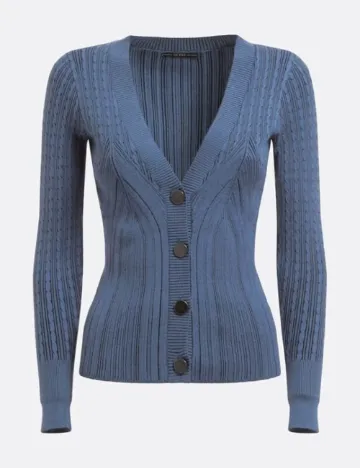 Cardigan Guess, albastru Albastru