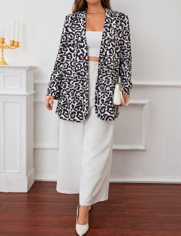 Sacou SHEIN CURVE, animal print