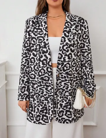 Sacou SHEIN CURVE, animal print Animal print