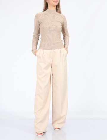 Pantaloni SHEIN, crem