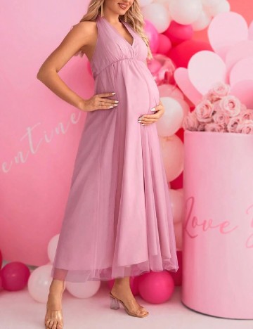 Rochie lunga SHEIN Maternity, roz