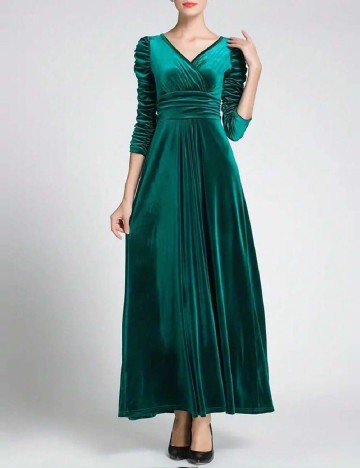 Rochie lunga SHEIN, verde