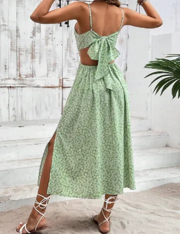 Rochie lunga SHEIN, verde Verde