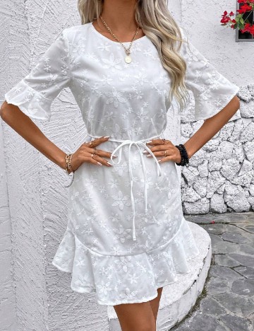 Rochie scurta SHEIN, alb