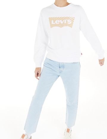 Bluza Levi S, alb