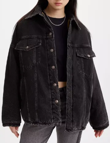 Jacheta Oversize Levi S, negru Negru