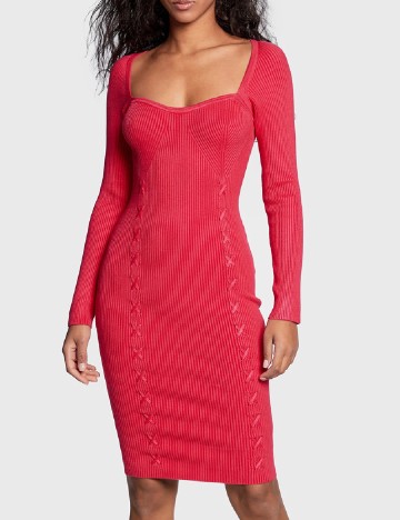 Rochie scurta Guess, magenta