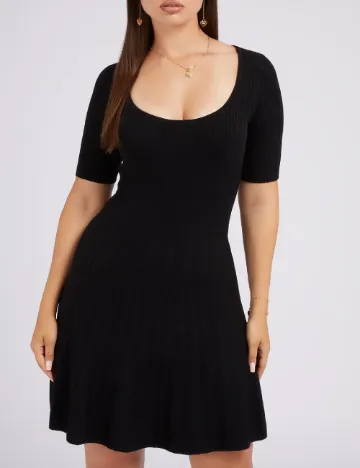 Rochie scurta Guess, negru Negru