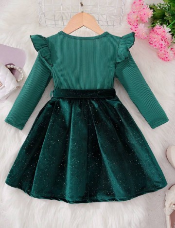 Rochie Shein Kids, verde
