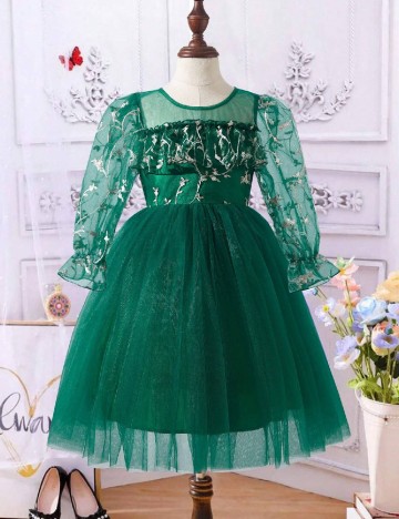 Rochie Shein Kids, verde