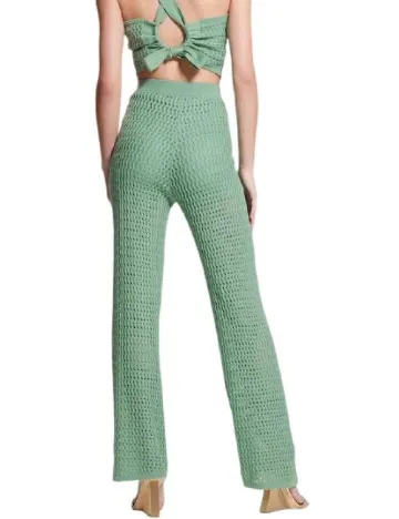 Pantaloni Guess, verde Verde