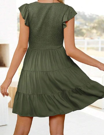 Rochie scurta SHEIN, verde