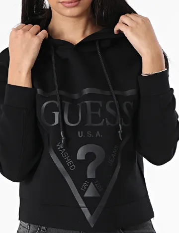 Hanorac Guess, negru Negru