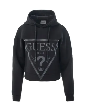 Hanorac Guess, negru Negru