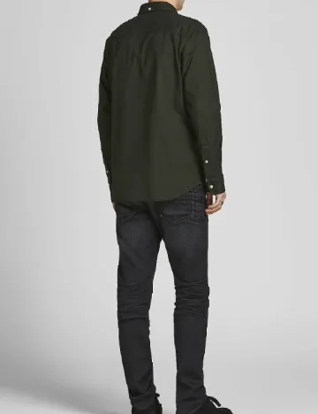 Camasa Jack&Jones, verde inchis Verde