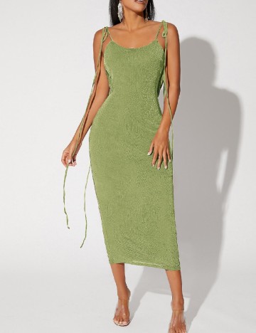 Rochie medie SHEIN, verde