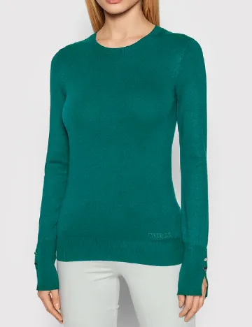 Bluza Guess, verde Verde