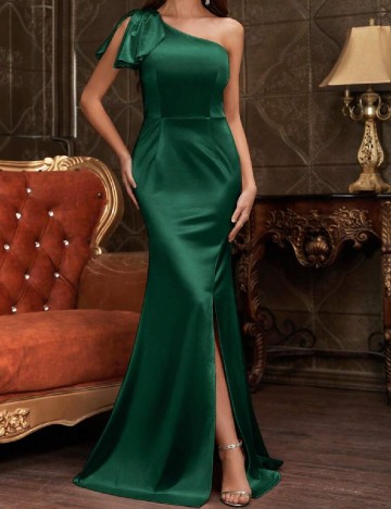 Rochie lunga SHEIN, verde