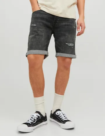 Pantaloni scurti Jack&Jones, negru Negru