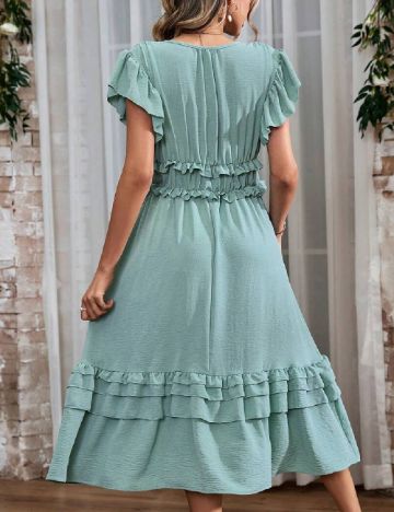 Rochie medie SHEIN, verde