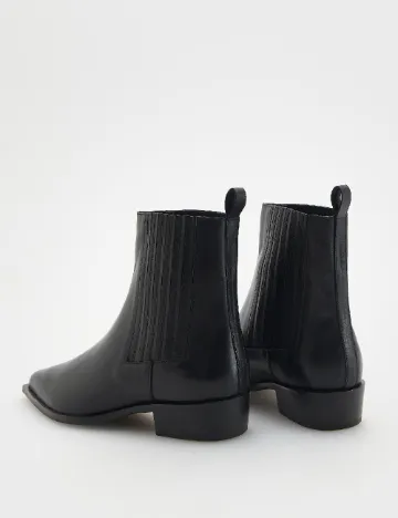 Botine Reserved, negru Negru