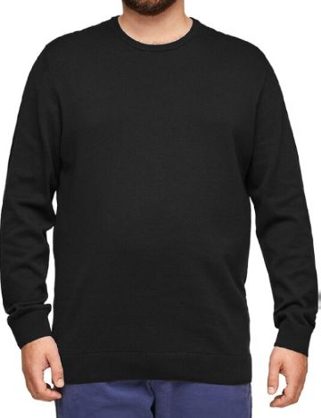 Bluza s.Oliver Plus Size Men, negru