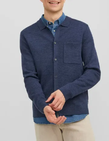 Cardigan Jack&Jones, bleumarin Albastru