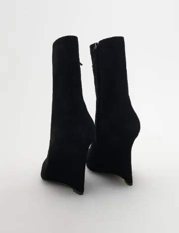 Botine Reserved, negru Negru