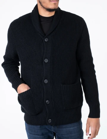 Cardigan American Eagle, negru Negru