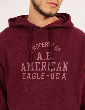 Hanorac American Eagle, visiniu Rosu