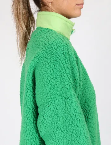 Pulover Oversize Aerie, verde Verde